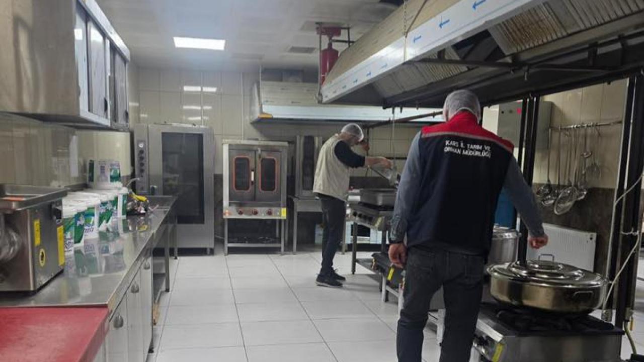 Kars’ta gıda denetimleri sürüyor