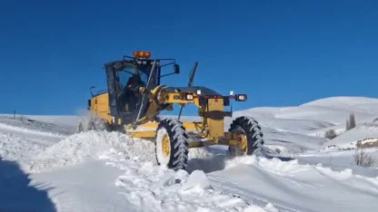 Kars’ta kapalı köy yolu kalmadı