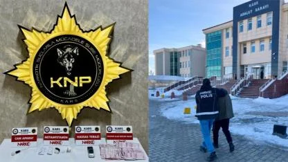 Kars’ta metamfetamin operasyonu