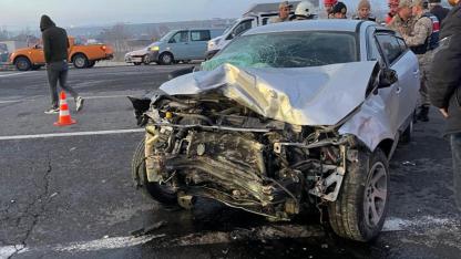 Kars’ta trafik kazası: 3 yaralı