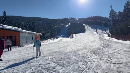 Kristal karlar diyarı Sarıkamış’ta kayak heyecanı başladı
