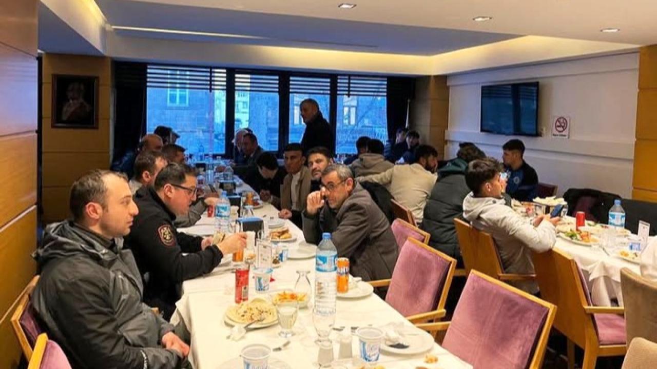 Maç sonrası dostluk ve kardeşlik buluşması