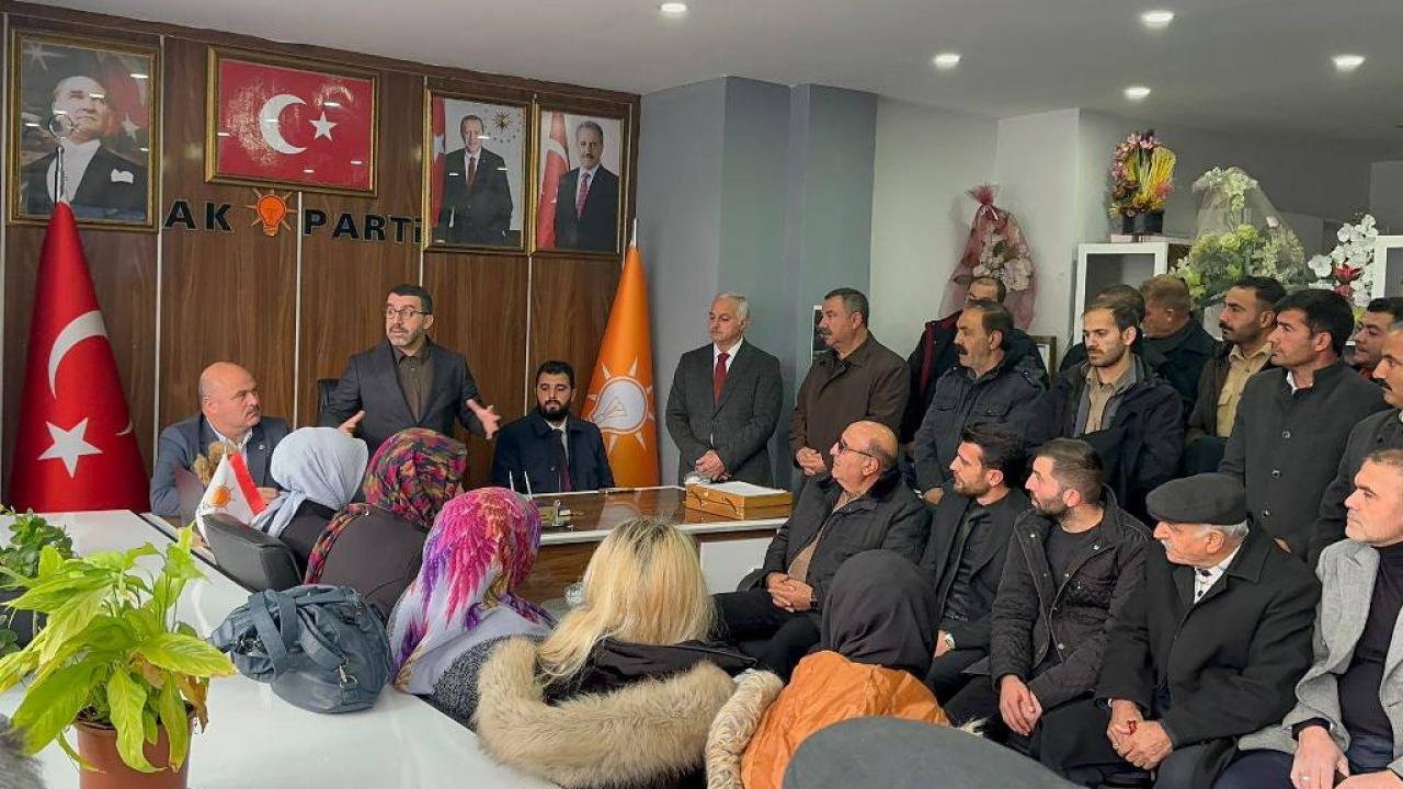 Milletvekili Çalkın, dünkü mesaisini Kağızman ilçesine ayırdı