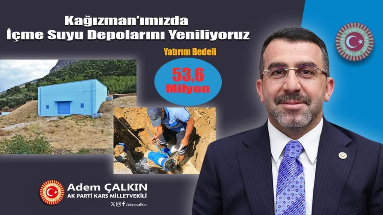 Milletvekili Çalkın: Kağızman&#039;da su sorunu kalmayacak