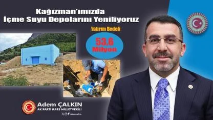 Milletvekili Çalkın: Kağızman'da su sorunu kalmayacak