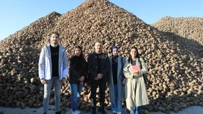 Öğrenciler pancarın şekere dönüşen yolculuğunu gözlemledi