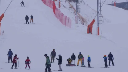 Palandöken’de kar, kış ve kayak keyfi