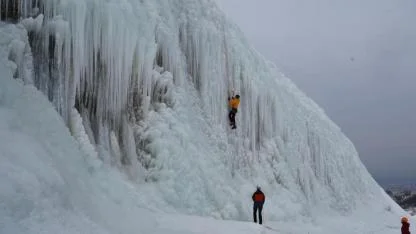 Palandöken’de nefese kesen bir aktivite