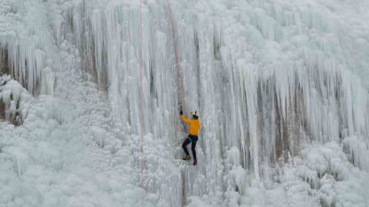 Palandöken’de nefese kesen bir aktivite