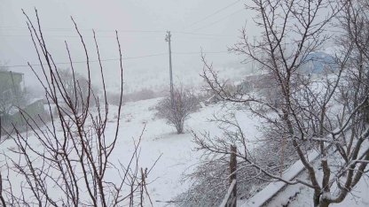 Posof beyaza büründü