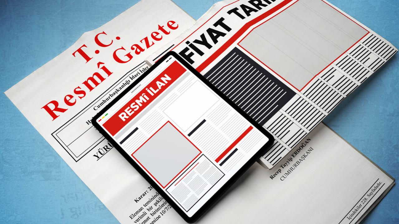 Resmî İlan Fiyat Tarifesi onaylandı
