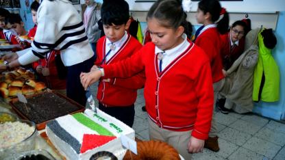 Sarıkamış'ta Filistin'e destek kermesi