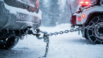 Selim'de kar nedeniyle mahsur kalan 2 araç kurtarıldı