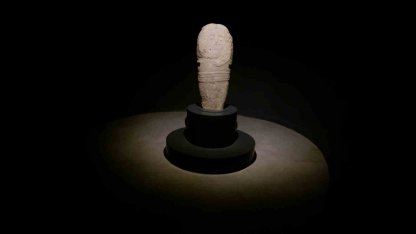 Taş Baba Heykeli Erzurum'da sergileniyor