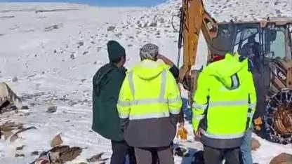 Tekman’da ESKİ ekiplerinin zorlu mesaisi