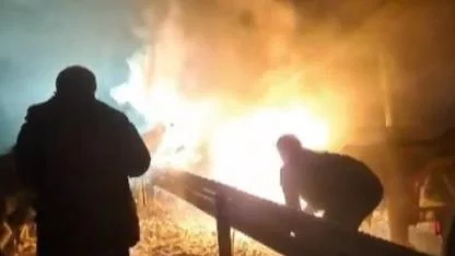 Tırın deposunda çıkan yangın korkuttu