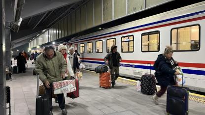 Turistik Doğu Ekspresi Kars'tan ilk seferine çıktı