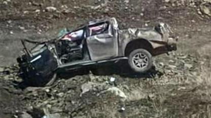 Uçuruma yuvarlanan araçtaki VEDAŞ personeli hayatını kaybetti