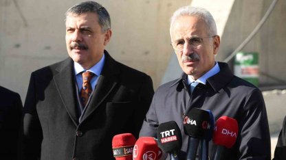 Ulaştırma ve Altyapı Bakanı Uraloğlu: "2026 yılının ilk yarısı içerisinde tüneli hizmete açmış olacağız"