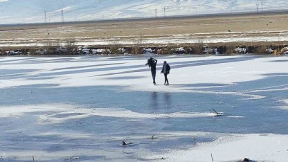 Kura Nehri üzerinde yürüyüş heyecanı
