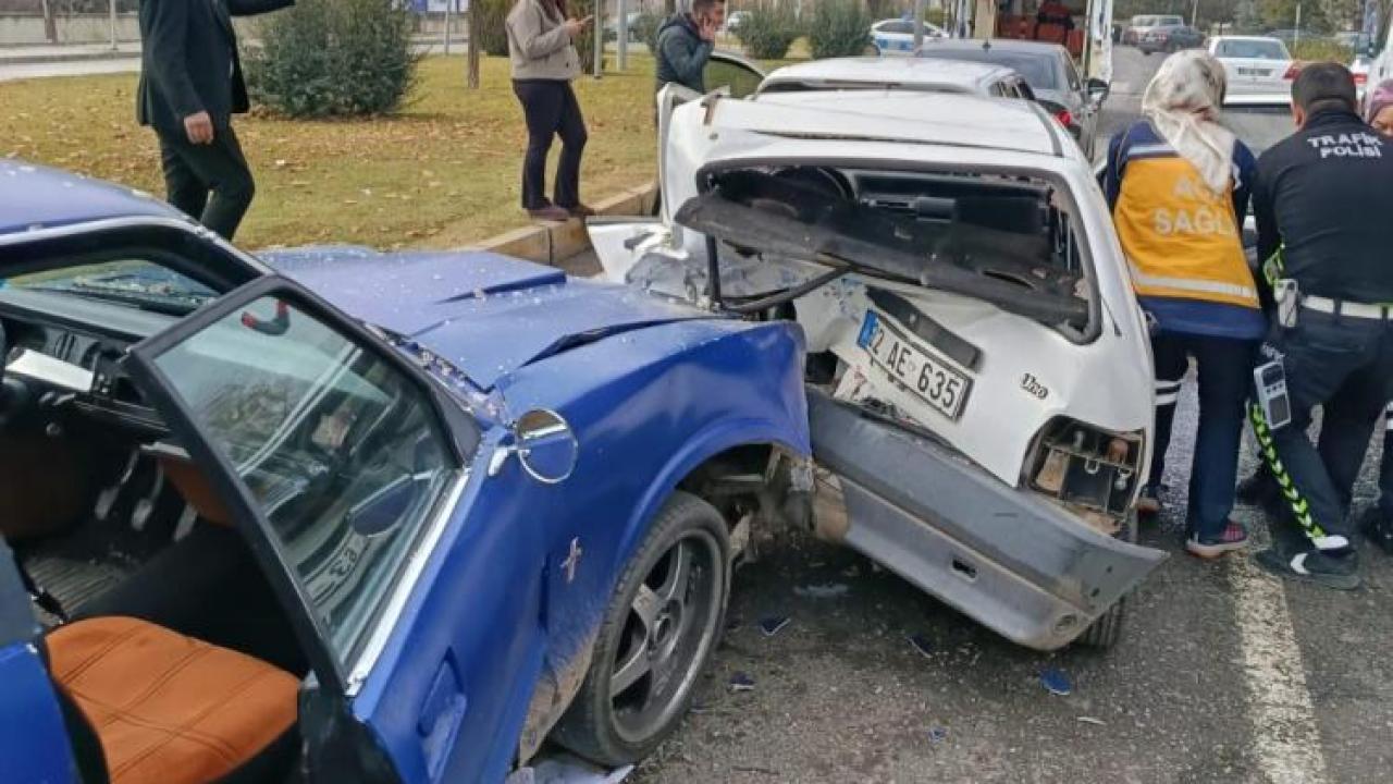 Zincirleme trafik kazasında 1 kişi yaralandı
