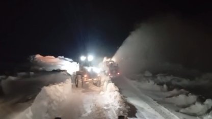 Ağrı-Kağızman kara yolu ulaşıma açıldı