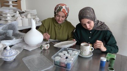Ağrı’da halk eğitim kurslarına kadınlardan yoğun katılım