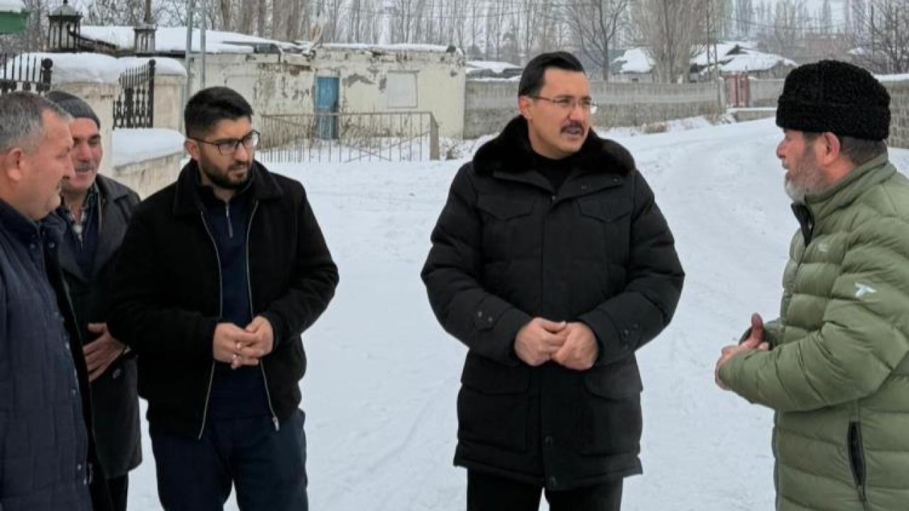 Akyaka Kaymakamı İsmail Demirtaş, köy ziyaretlerini sürdürüyor