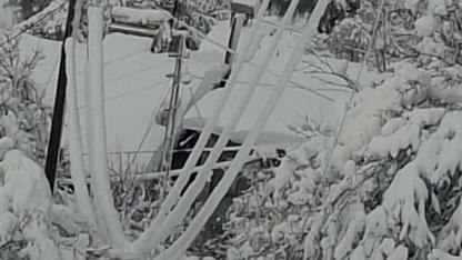 Aras Edaş ekiplerinin karla mücadelesi