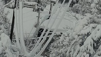 Aras Edaş ekiplerinin karla mücadelesi