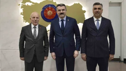 Başkan Sekmen’den  MGK Genel Sekreteri Memiş’e ziyaret