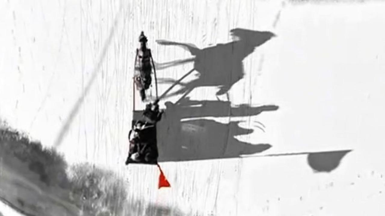 Çıldır Gölü’nde atlı kızakla kışın sessiz yolculuğu