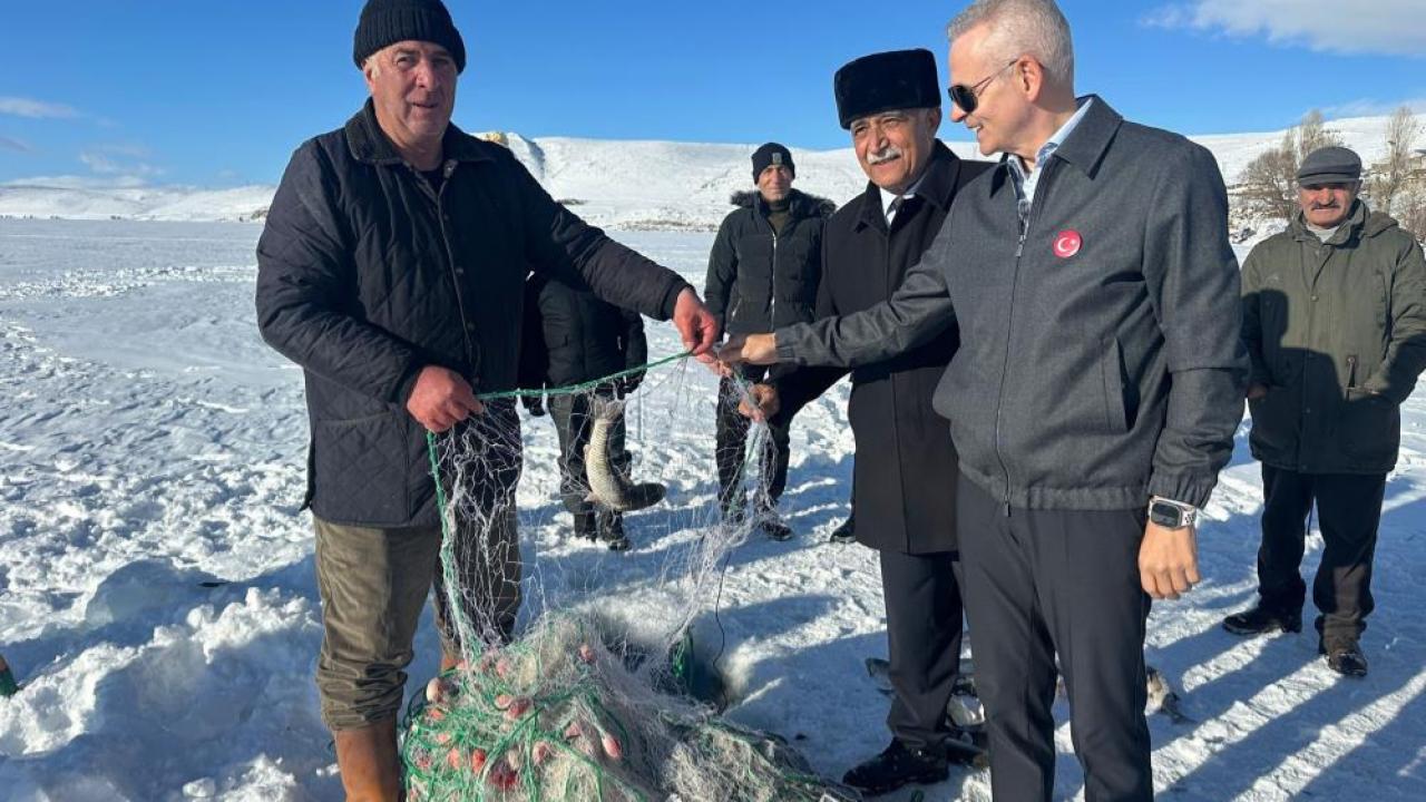 Çıldır’da ağ çekme etkinliği
