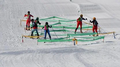 Dağ Kayağı Milli Takımı, Sarıkamış'ta yarışlara hazırlanıyor