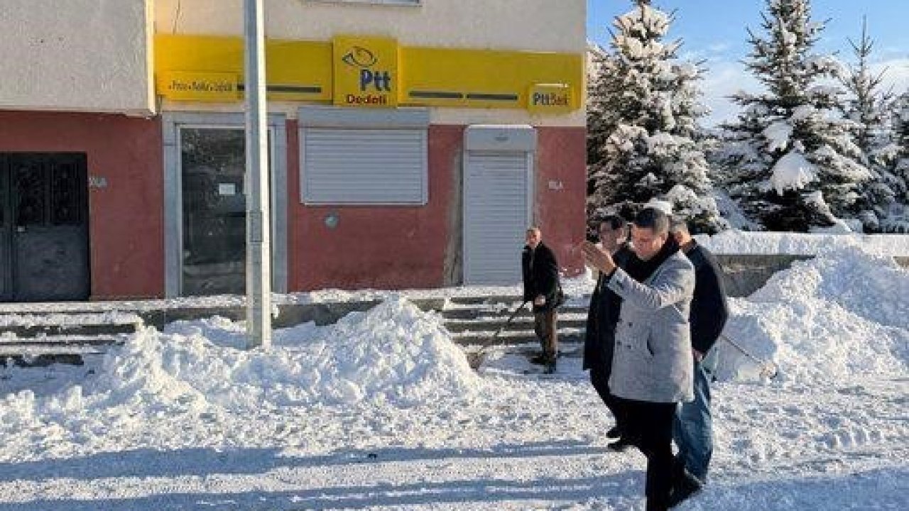 Dedeli Belediyesi kar temizleme çalışmalarını tamamladı