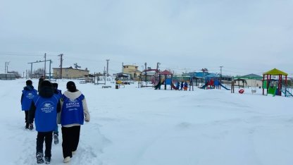 Kış kulübü kapsamında sokak hayvanlarına destek