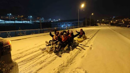 Erzurum’da gençlerden yeni spor denemesi: "KarKano"