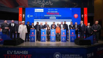 Erzurum’da TOKİ kuraları çekildi