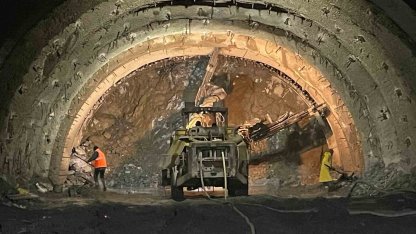 Erzurum’da tünel ve yol projeleri hız kesmedi