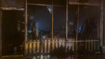 Gece yarısı yangın paniği