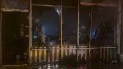 Gece yarısı yangın paniği