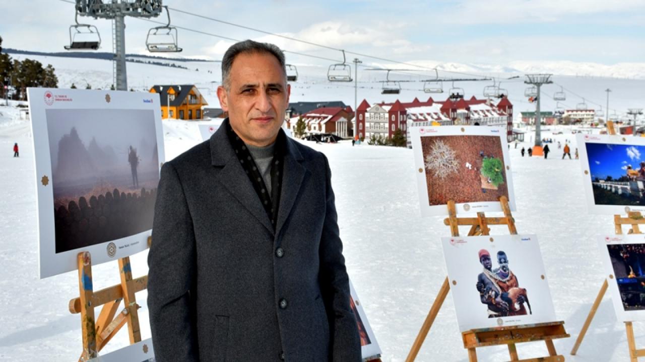 Kar üzerinde tarım ve insan hikayeleri