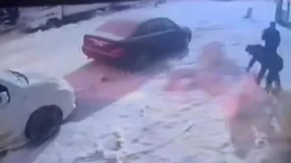 Kardan adama saldırı kameraya yansıdı