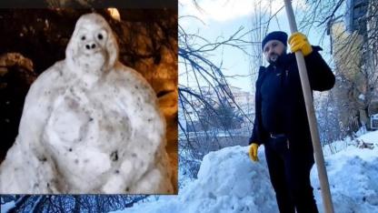 Kardan goril sosyal medyada büyük ilgi gördü