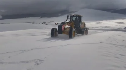 Kars’ta 11 köy yolu ulaşıma kapalı bulunuyor