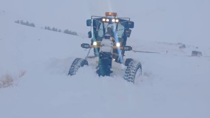 Kars’ta 119 köy yolu ulaşıma kapalı