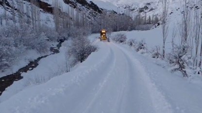 Kars’ta 130 köy yolu ulaşıma kapandı