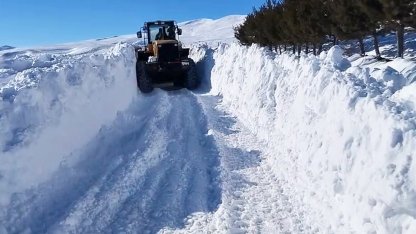 Kars’ta 18 köy yolu ulaşıma kapalı