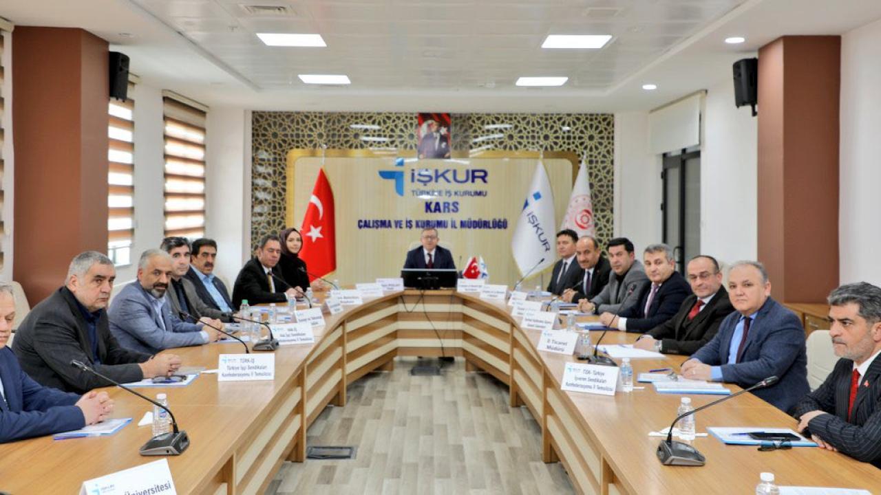 Kars’ta İl İstihdam ve Mesleki Eğitim Kurulu toplandı