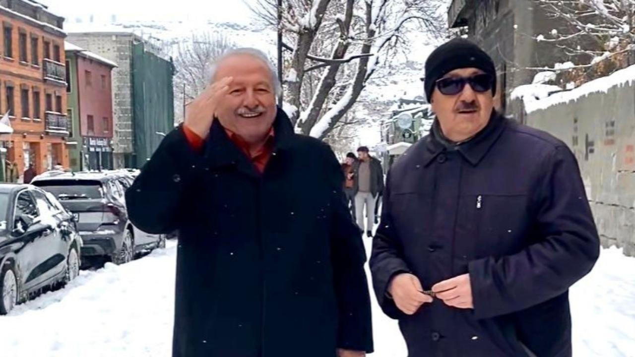 Kars’ta kar altında kış sohbetleri